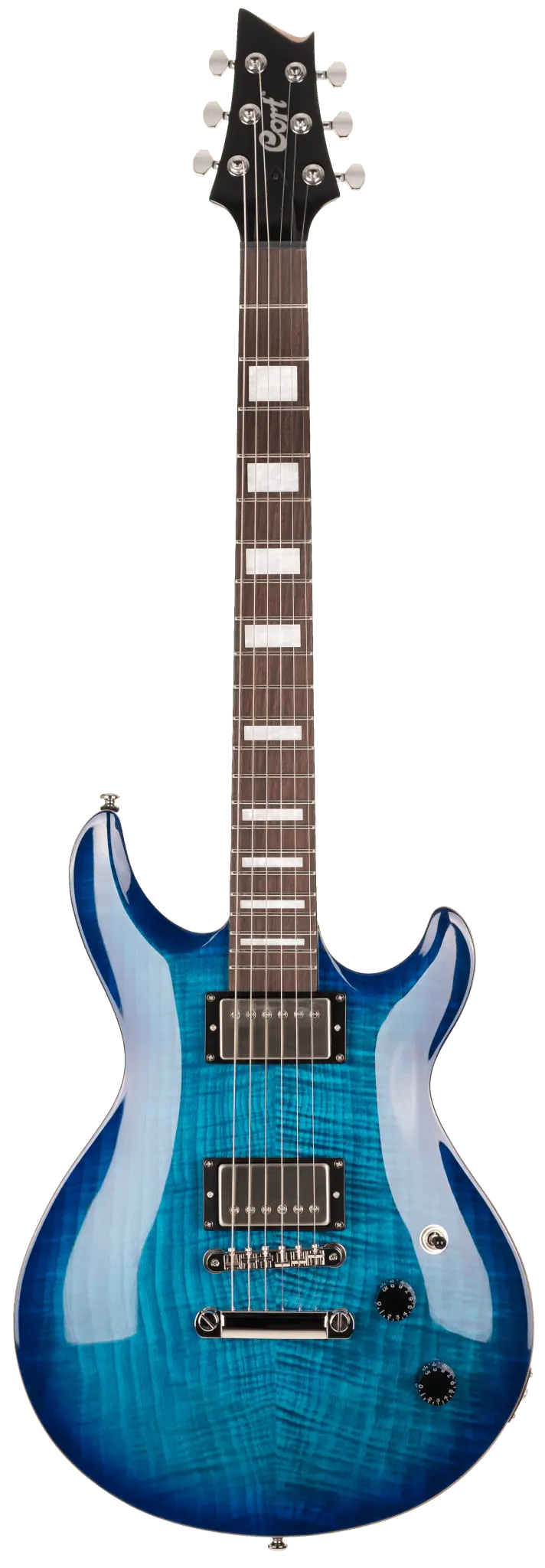 Cort M600BB Blue Burst.  Awesome Set Neck Electric Guitar For PRS Lovers. Top Recommendation. - Image 21