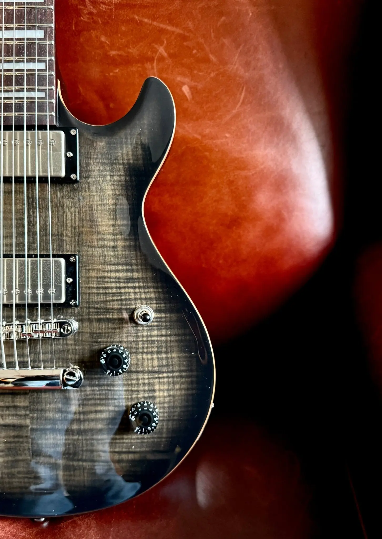 Cort M600TBB Trans Black Burst.  Awesome Set Neck Electric Guitar For PRS Lovers. Top Recommendation. - Image 11