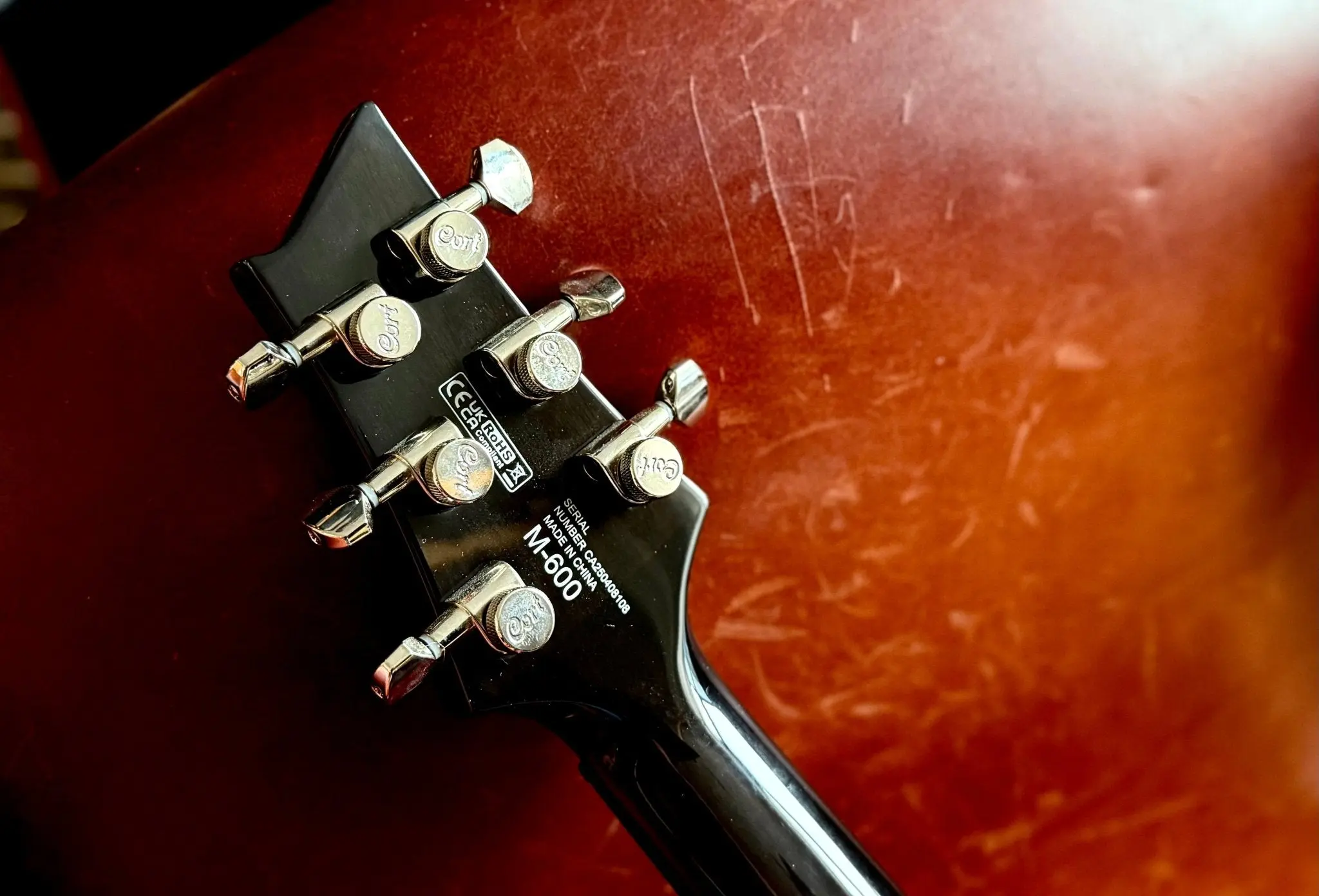 Cort M600TBB Trans Black Burst.  Awesome Set Neck Electric Guitar For PRS Lovers. Top Recommendation. - Image 14