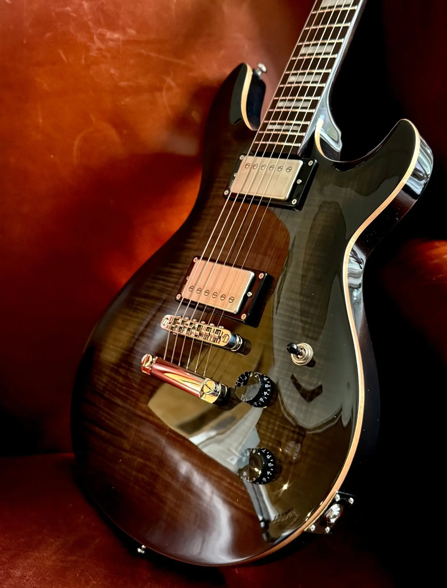 Cort M600TBB Trans Black Burst.  Awesome Set Neck Electric Guitar For PRS Lovers. Top Recommendation. - Image 15