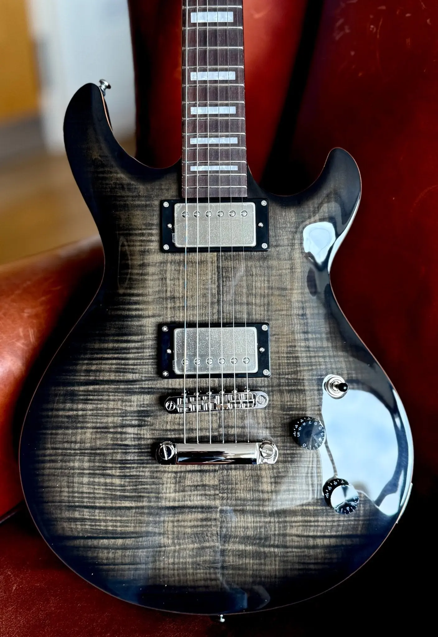 Cort M600TBB Trans Black Burst.  Awesome Set Neck Electric Guitar For PRS Lovers. Top Recommendation. - Image 22