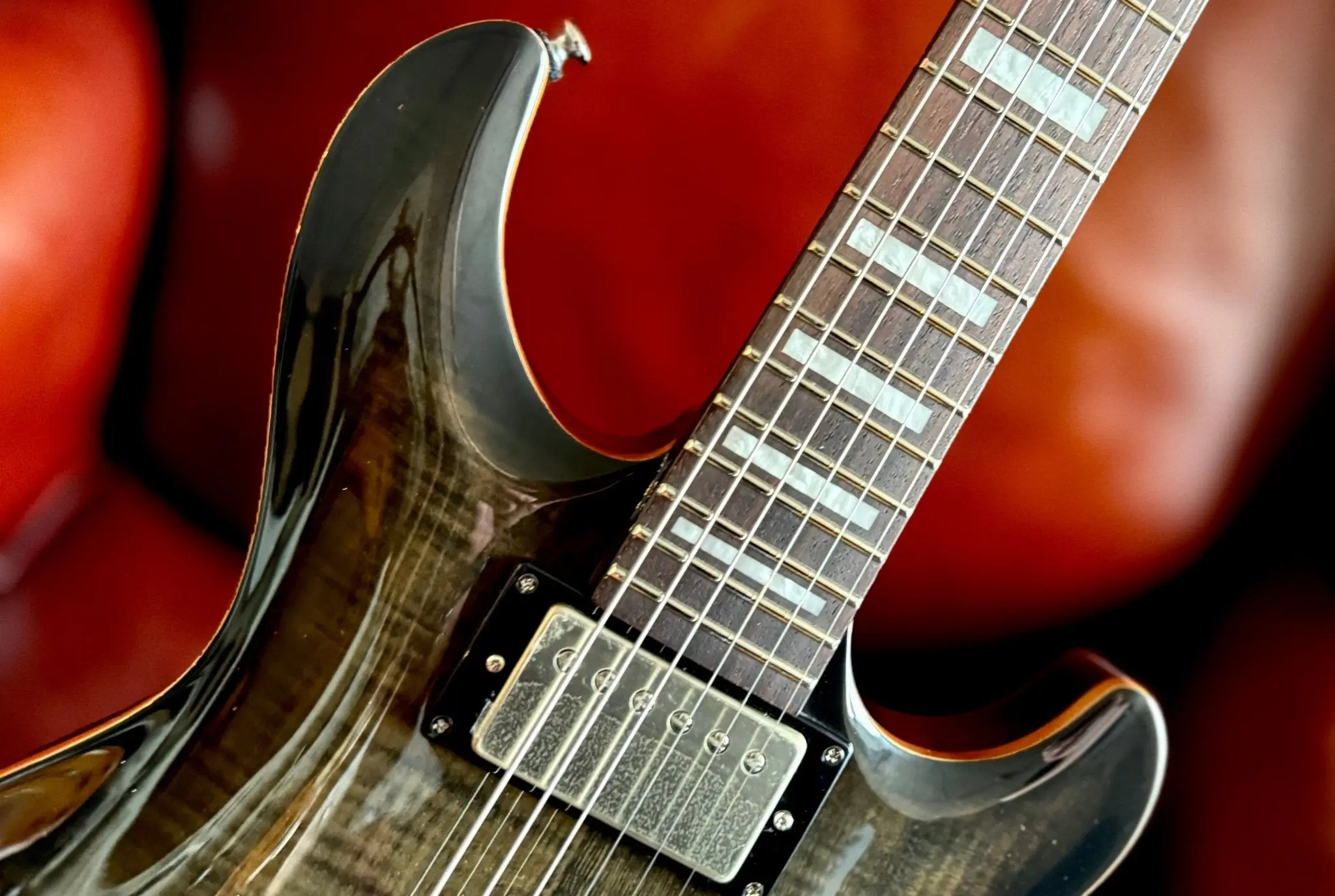 Cort M600TBB Trans Black Burst.  Awesome Set Neck Electric Guitar For PRS Lovers. Top Recommendation. - Image 8