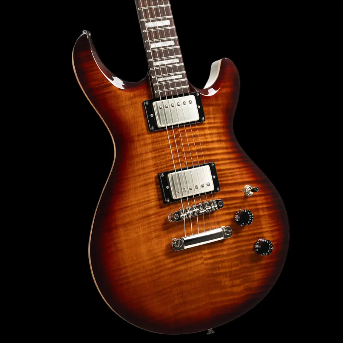 Cort M600TSB Tobacco Sunburst.  Awesome Set Neck Electric Guitar For PRS Lovers. Top Recommendation - Image 14