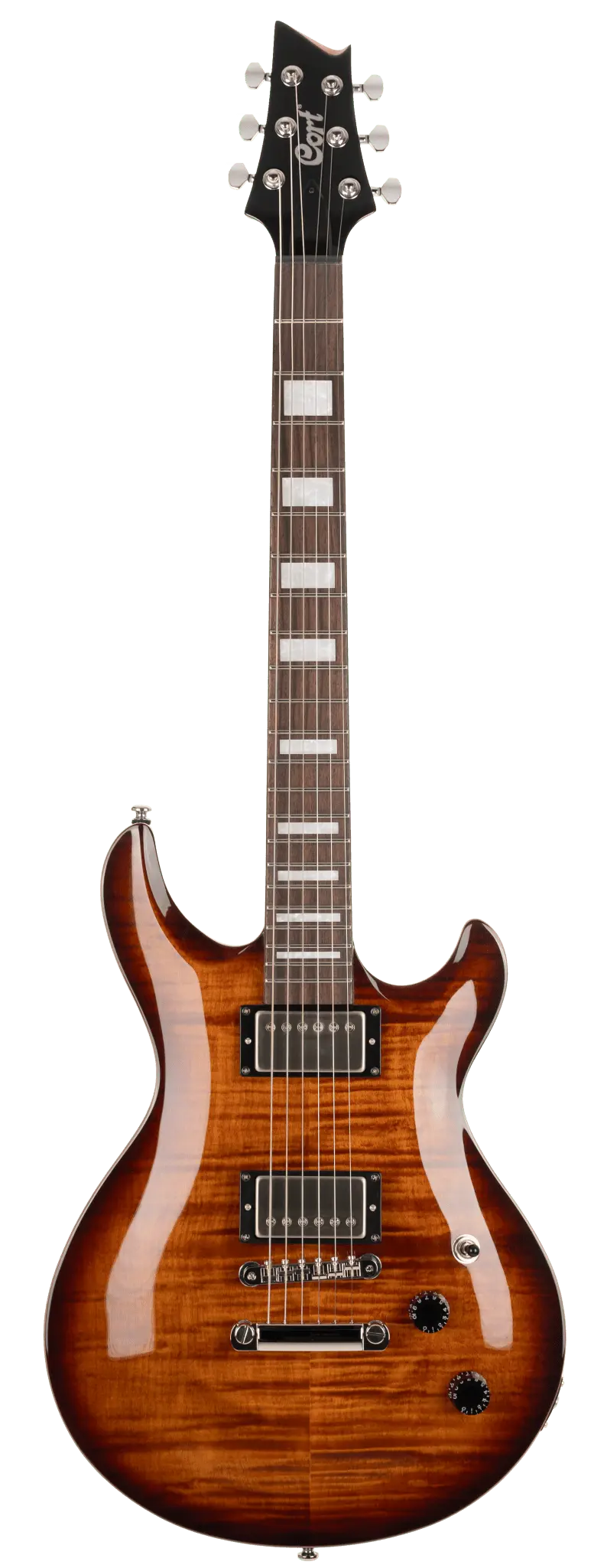 Cort M600TSB Tobacco Sunburst.  Awesome Set Neck Electric Guitar For PRS Lovers. Top Recommendation - Image 15