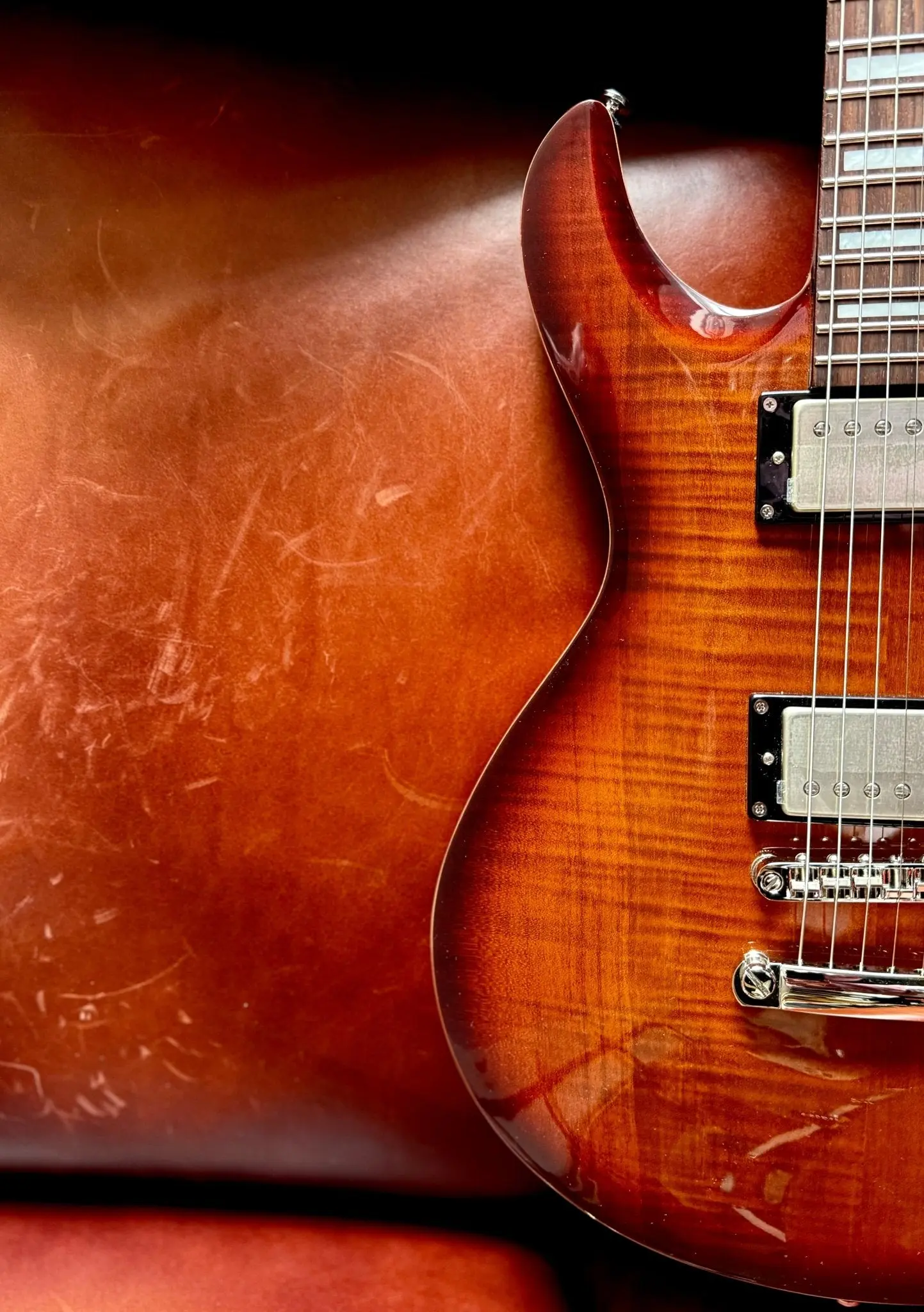 Cort M600TSB Tobacco Sunburst.  Awesome Set Neck Electric Guitar For PRS Lovers. Top Recommendation - Image 8
