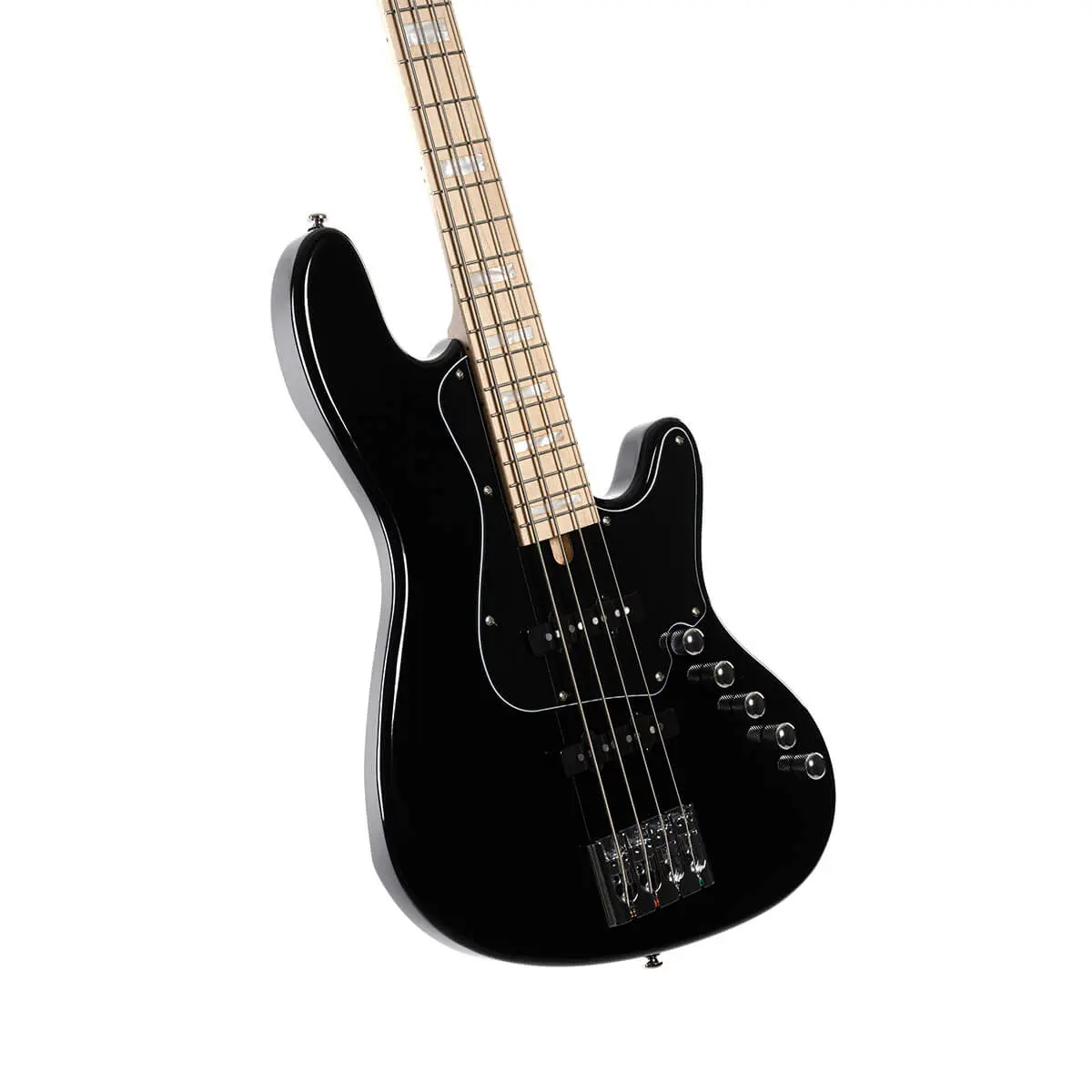 Cort Elrick NJS 4, Black w/case  Bass Guitar - Image 3