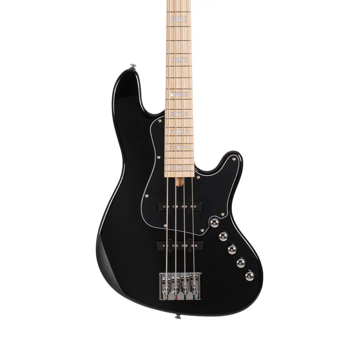 Cort Elrick NJS 4, Black w/case  Bass Guitar - Image 4