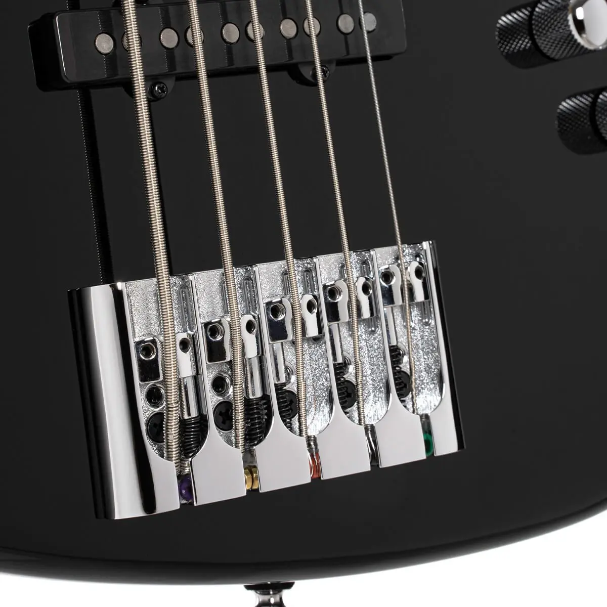 Cort Elrick NJS 5, Black w/case  Bass Guitar - Image 7
