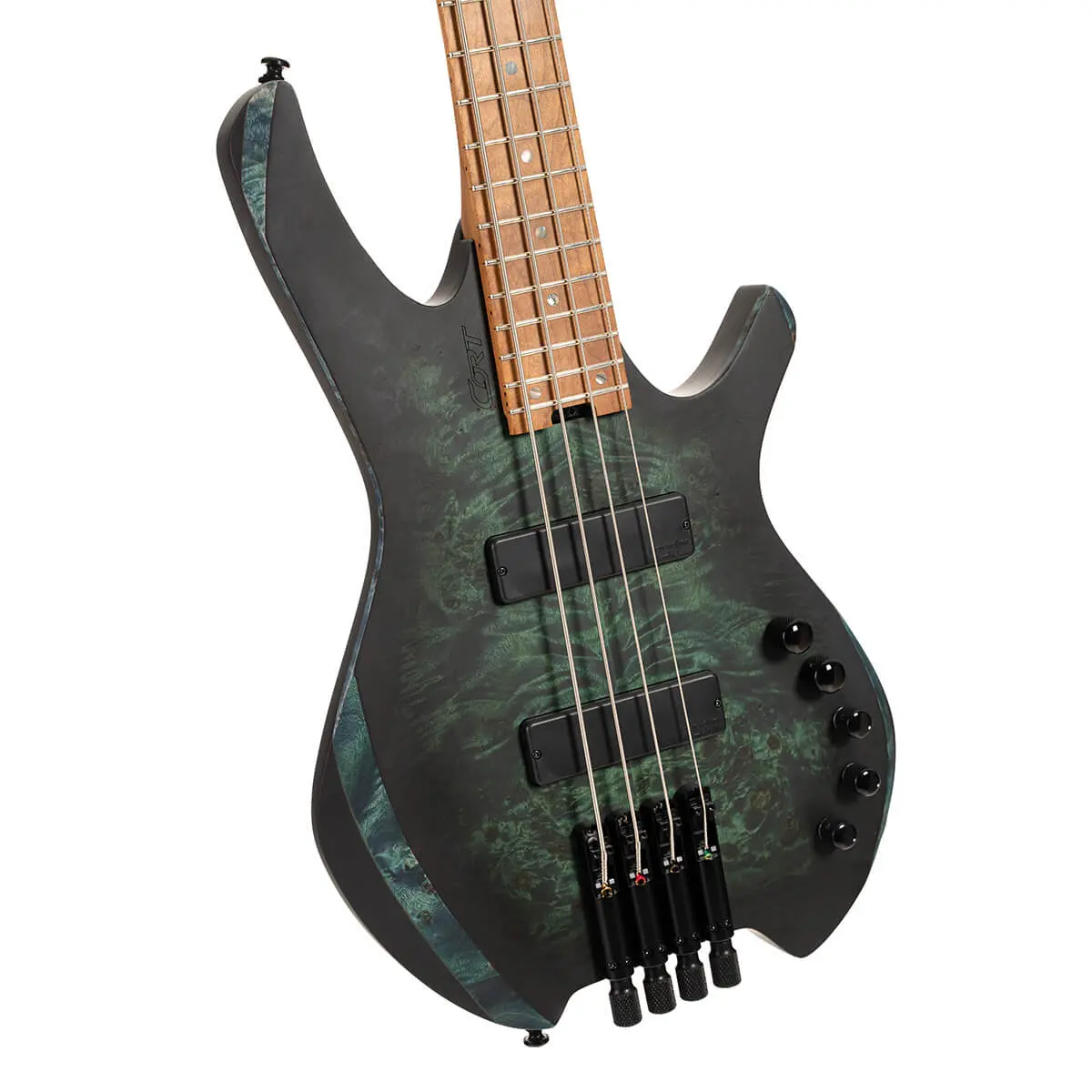Cort Artisan Space 4 Star Dust Green w/bag  Bass Guitar - Image 3