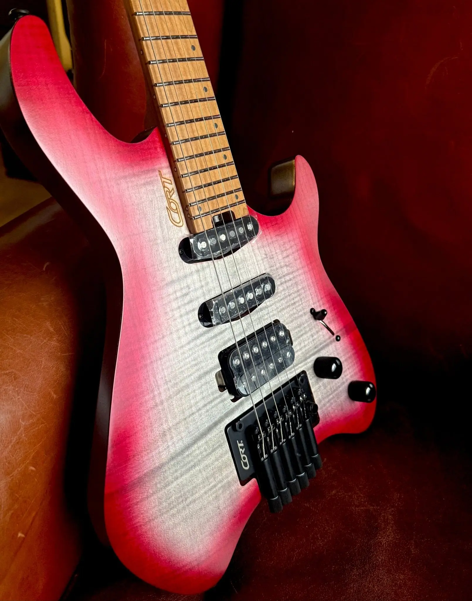 Cort Space G6TR SGLV Lava Electric Guitar With £225 Custom Pro Setup and Long Term Support - Image 12