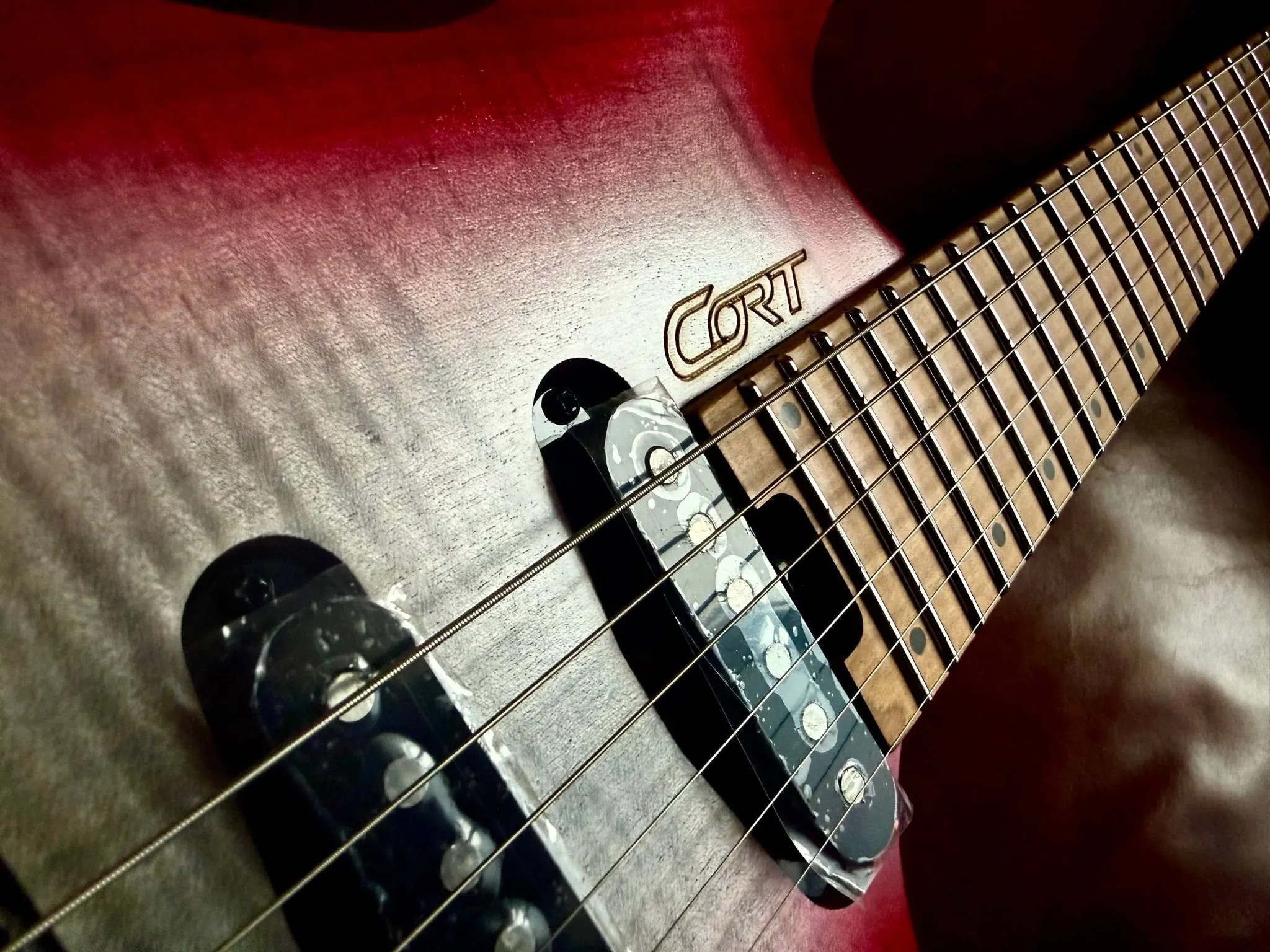 Cort Space G6TR SGLV Lava Electric Guitar With £225 Custom Pro Setup and Long Term Support - Image 14