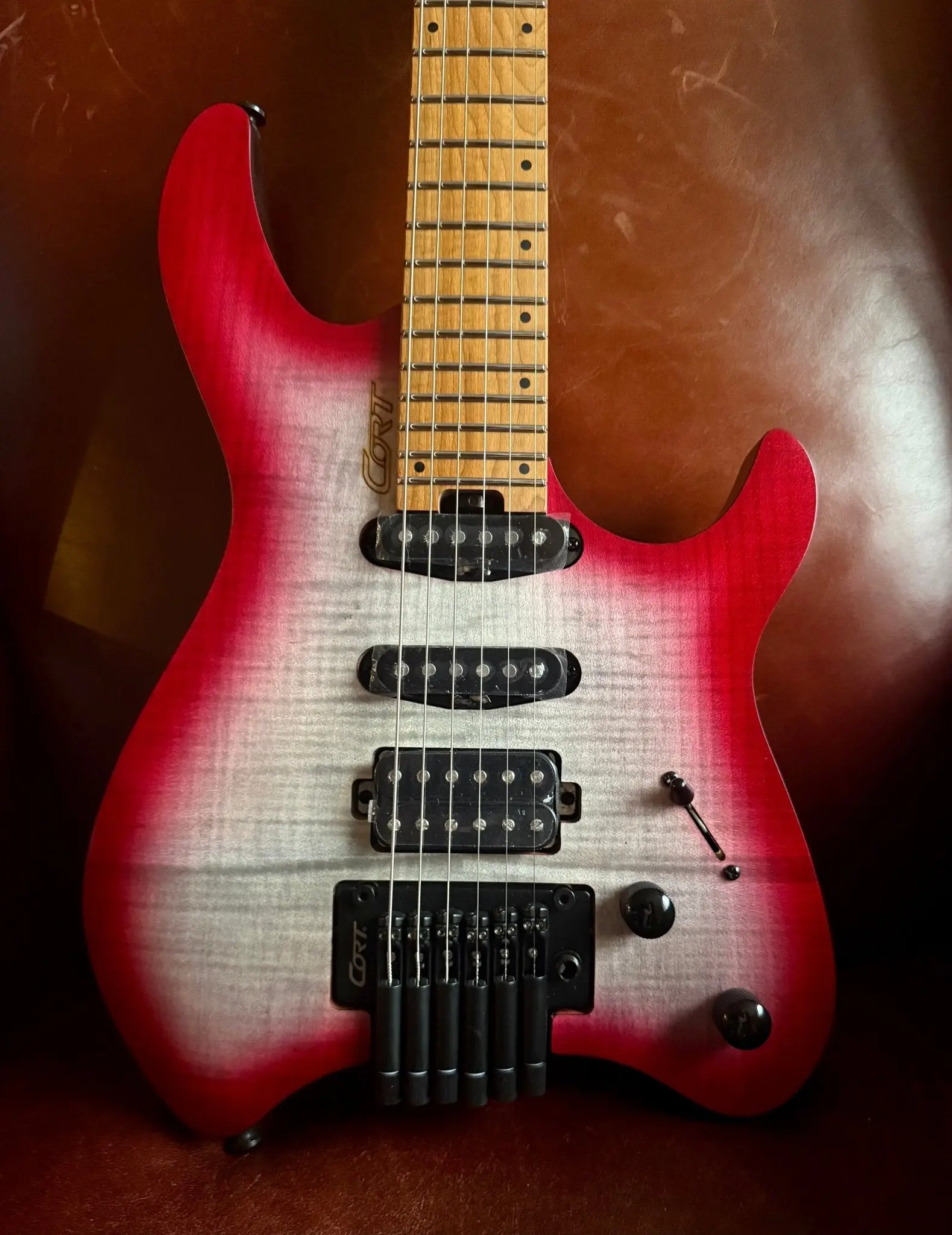 Cort Space G6TR SGLV Lava Electric Guitar With £225 Custom Pro Setup and Long Term Support - Image 4
