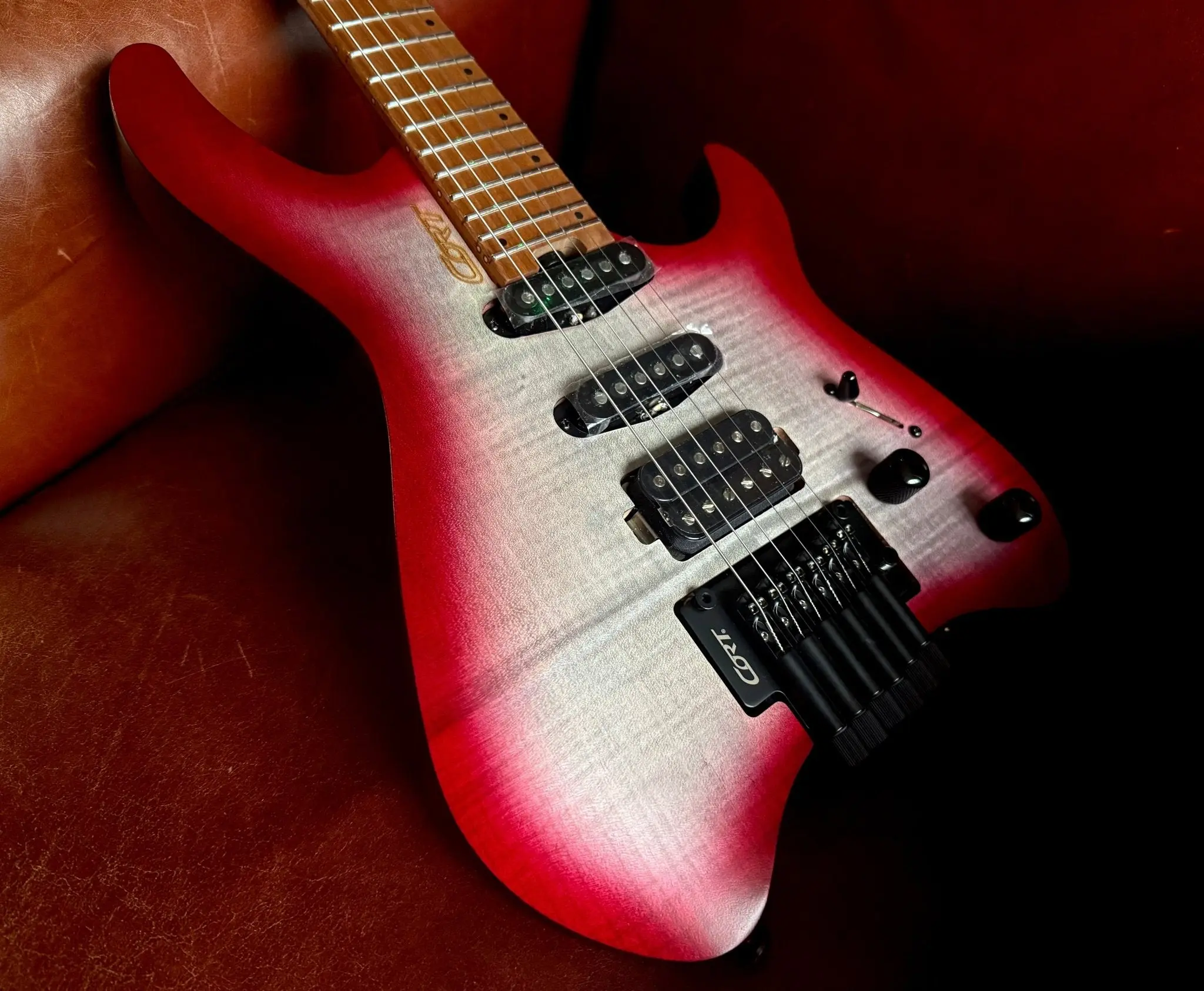 Cort Space G6TR SGLV Lava Electric Guitar With £225 Custom Pro Setup and Long Term Support - Image 6
