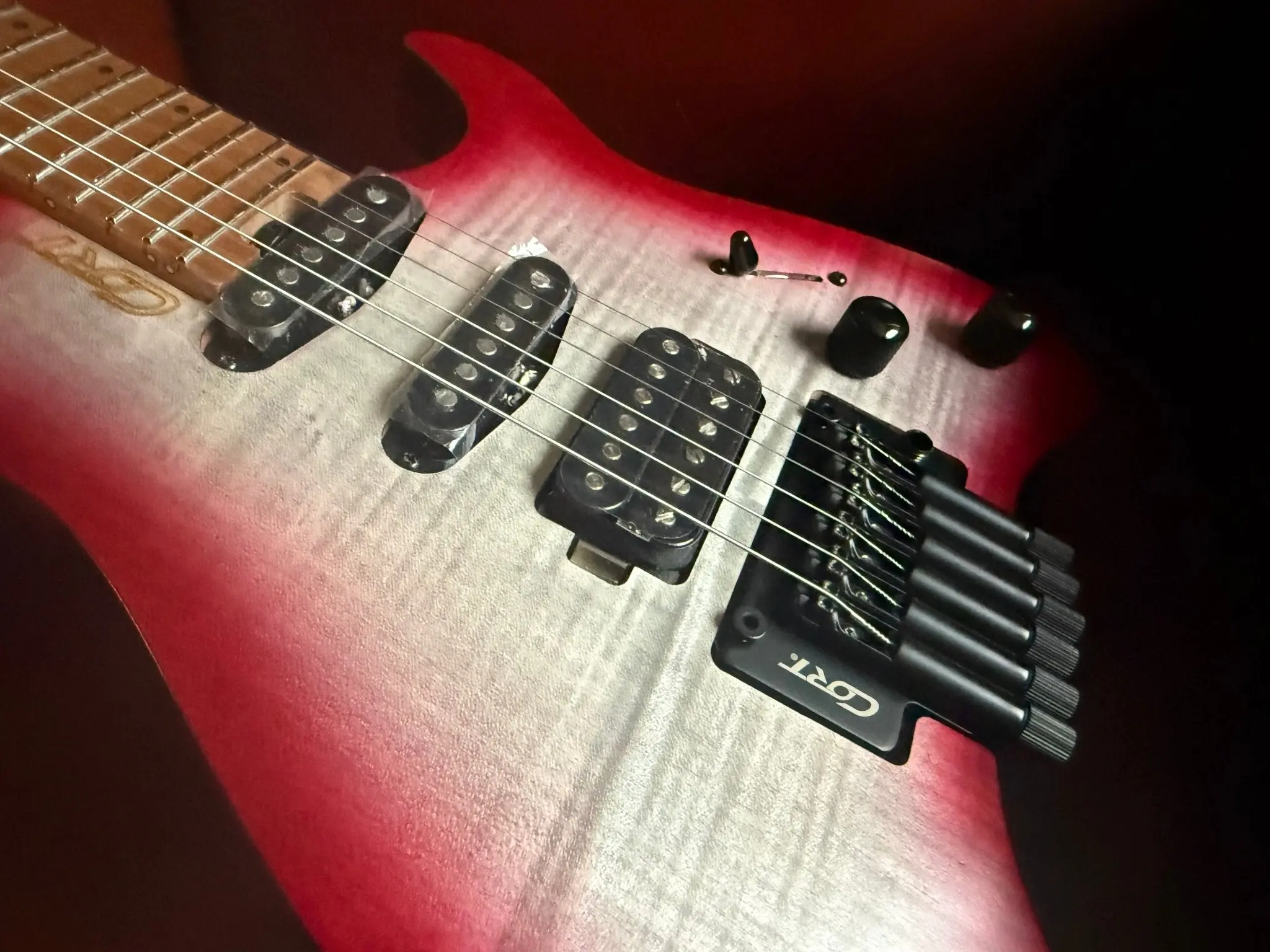 Cort Space G6TR SGLV Lava Electric Guitar With £225 Custom Pro Setup and Long Term Support - Image 8