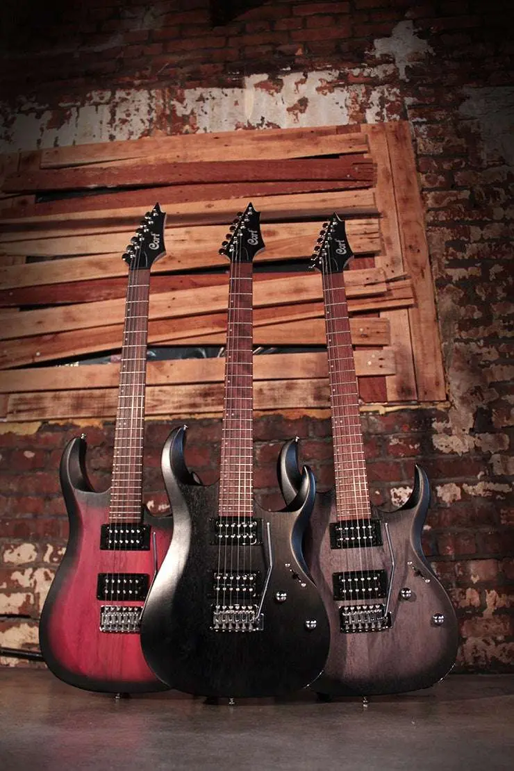 Cort X100 Open Pore Black Electric Guitar - Image 13