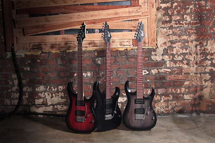 Cort X100 Open Pore Black Electric Guitar - Image 15