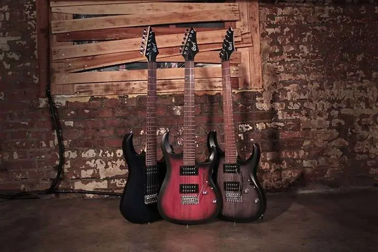 Cort X100 Open Pore Black Electric Guitar - Image 17