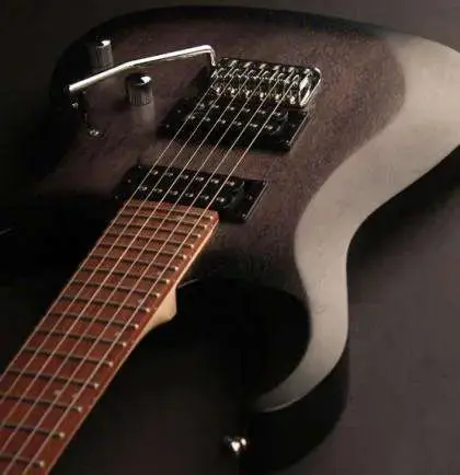 Cort X100 Open Pore Black Electric Guitar - Image 2