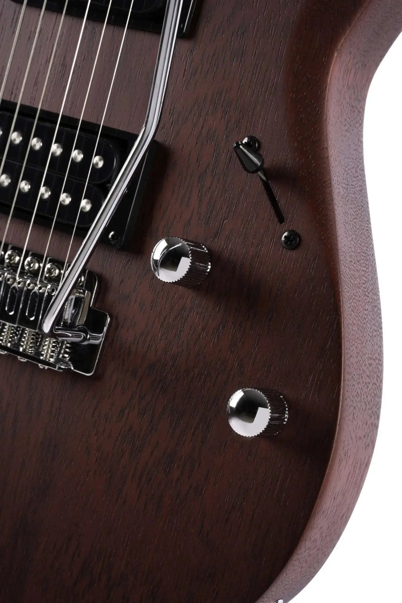 Cort X100 Open Pore Black Cherry Electric Guitar - Image 10