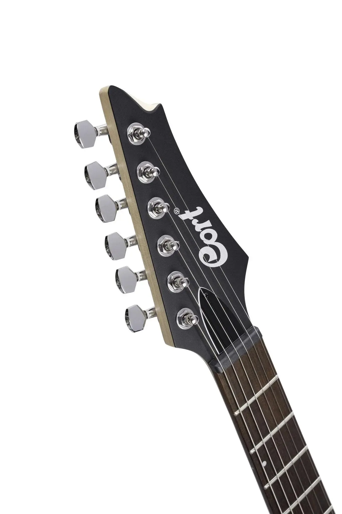 Cort X100 Open Pore Black Cherry Electric Guitar - Image 17
