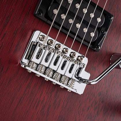 Cort X100 Open Pore Blackcherry Burst Electric Guitar - Image 3