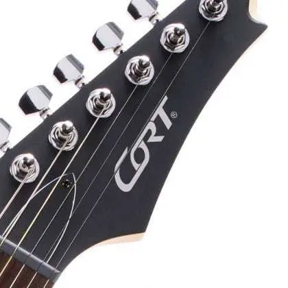 Cort X100 Open Pore Blackcherry Burst Electric Guitar - Image 8