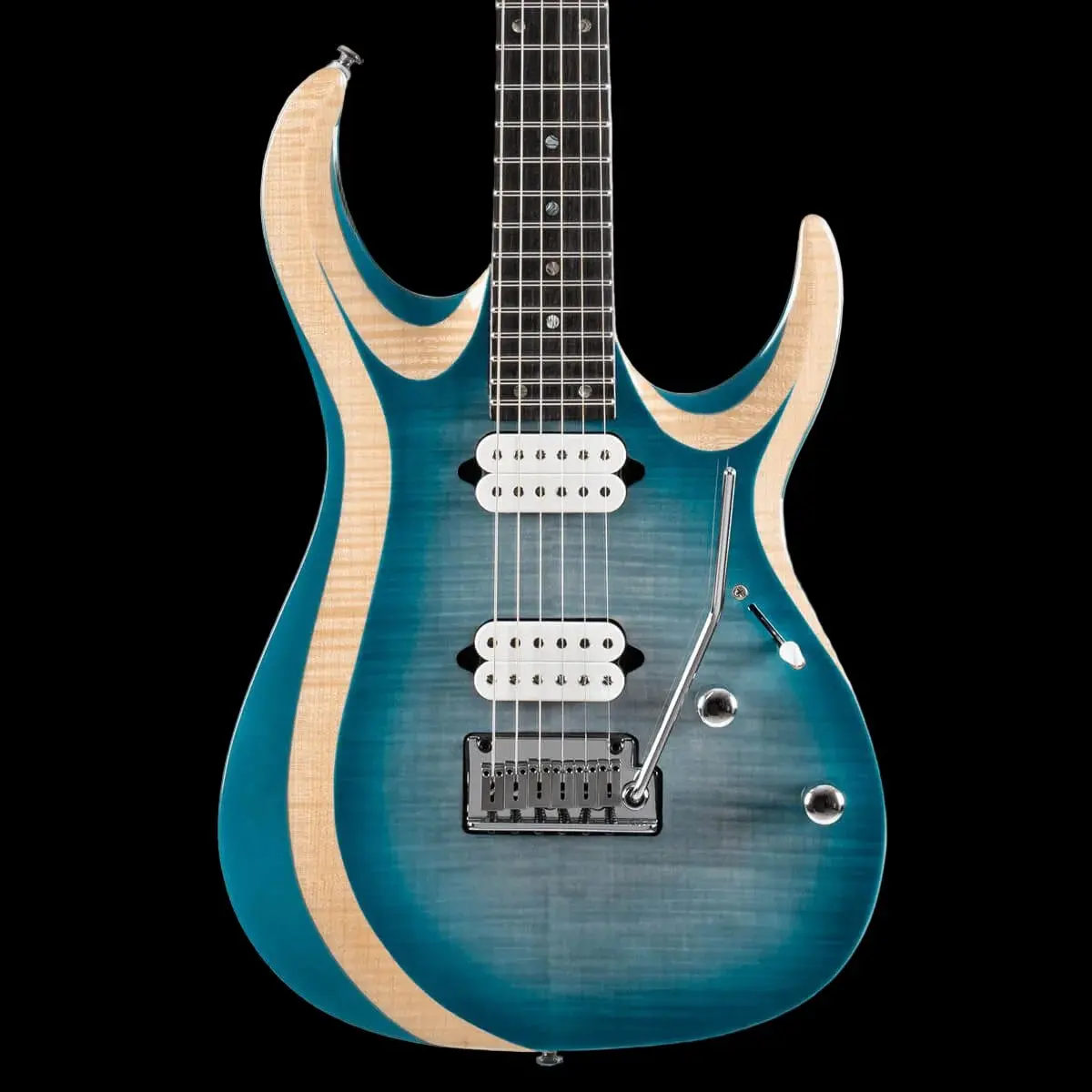 Cort X700 Duality II w/bag Polar Ice Burst Electric Guitar - Image 2