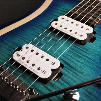 Cort X700 Duality II w/bag Polar Ice Burst Electric Guitar - Image 9