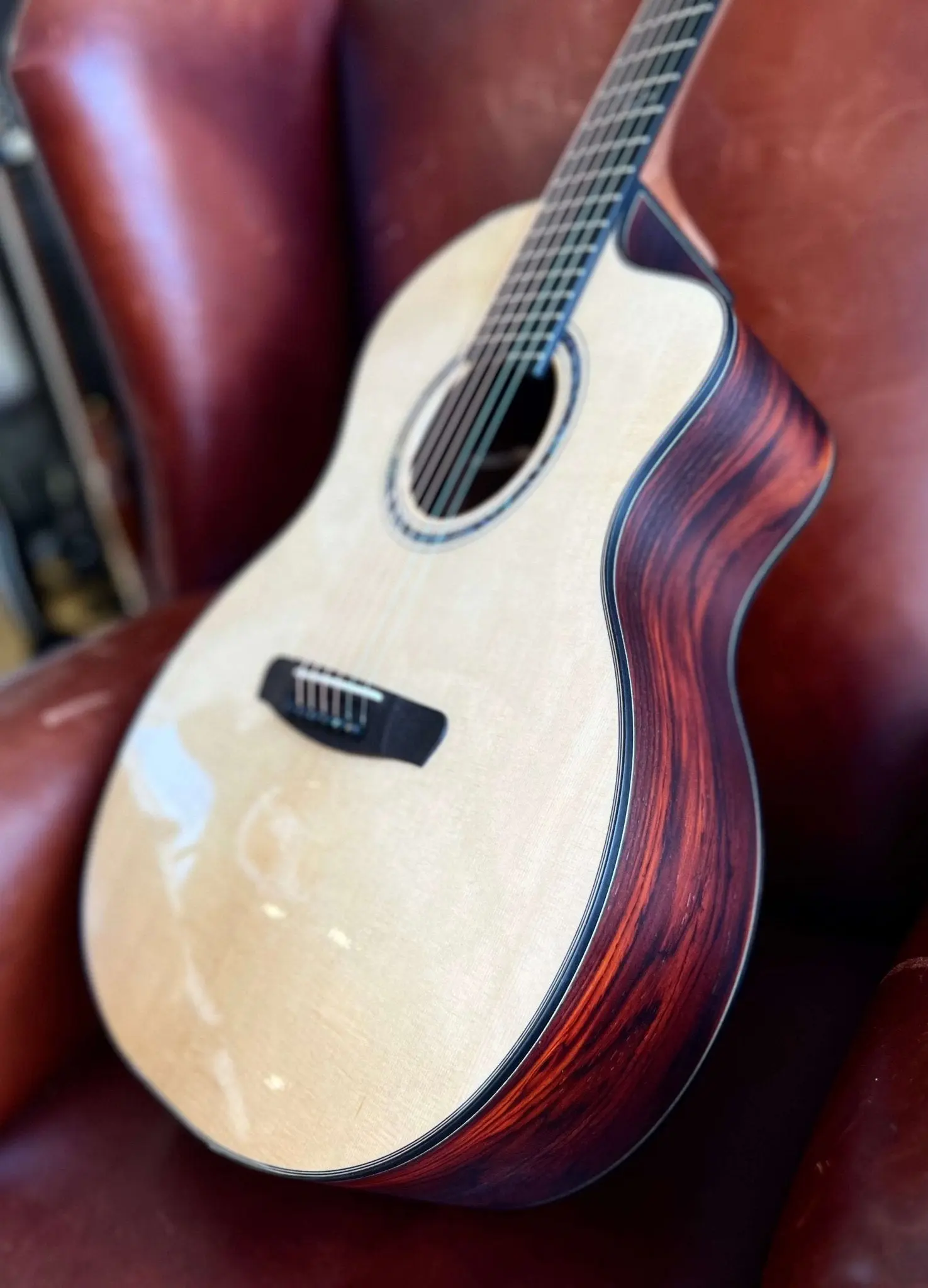 Dowina Gallery Edition Cocobolo GAC TSWS Acoustic Guitar - Image 2