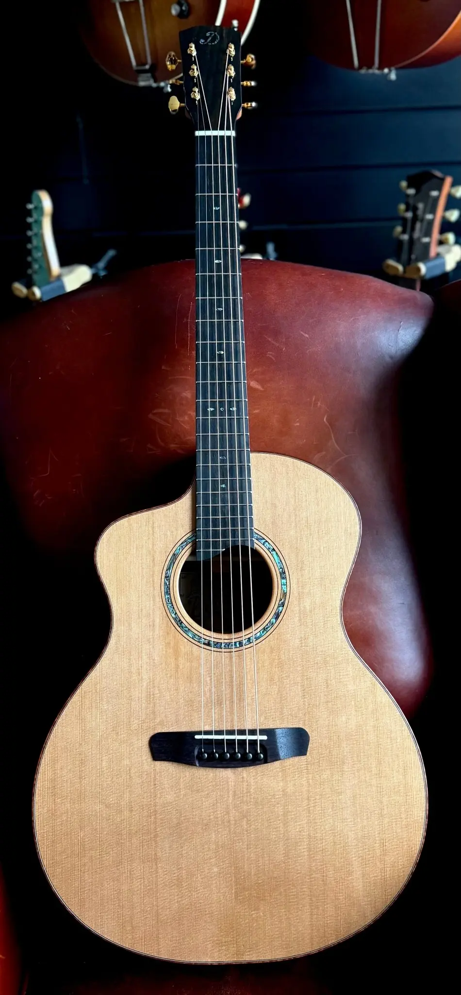Dowina RoNY New York Rosewood GAC Custom Cedar Top Left Handed.  Boutique Guitars At Their Finest! - Image 15