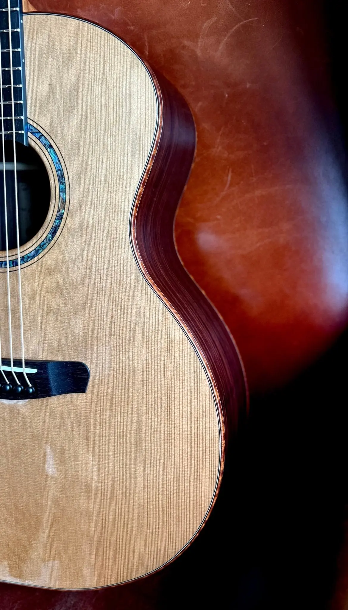 Dowina RoNY New York Rosewood GAC Custom Cedar Top Left Handed.  Boutique Guitars At Their Finest! - Image 17