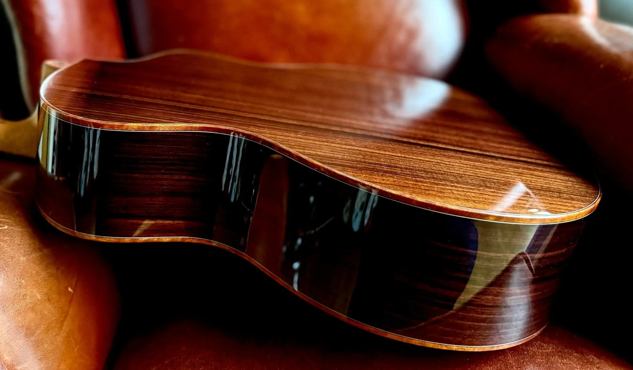 Dowina RoNY New York Rosewood GAC Custom Cedar Top Left Handed.  Boutique Guitars At Their Finest! - Image 25