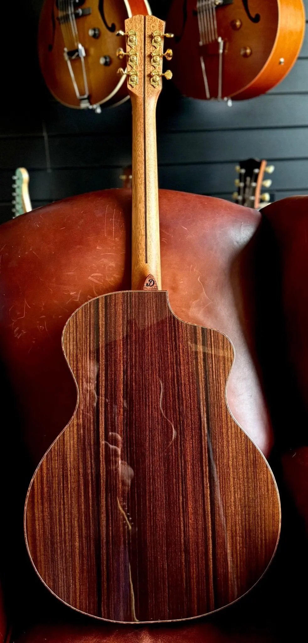 Dowina RoNY New York Rosewood GAC Custom Cedar Top Left Handed.  Boutique Guitars At Their Finest! - Image 30