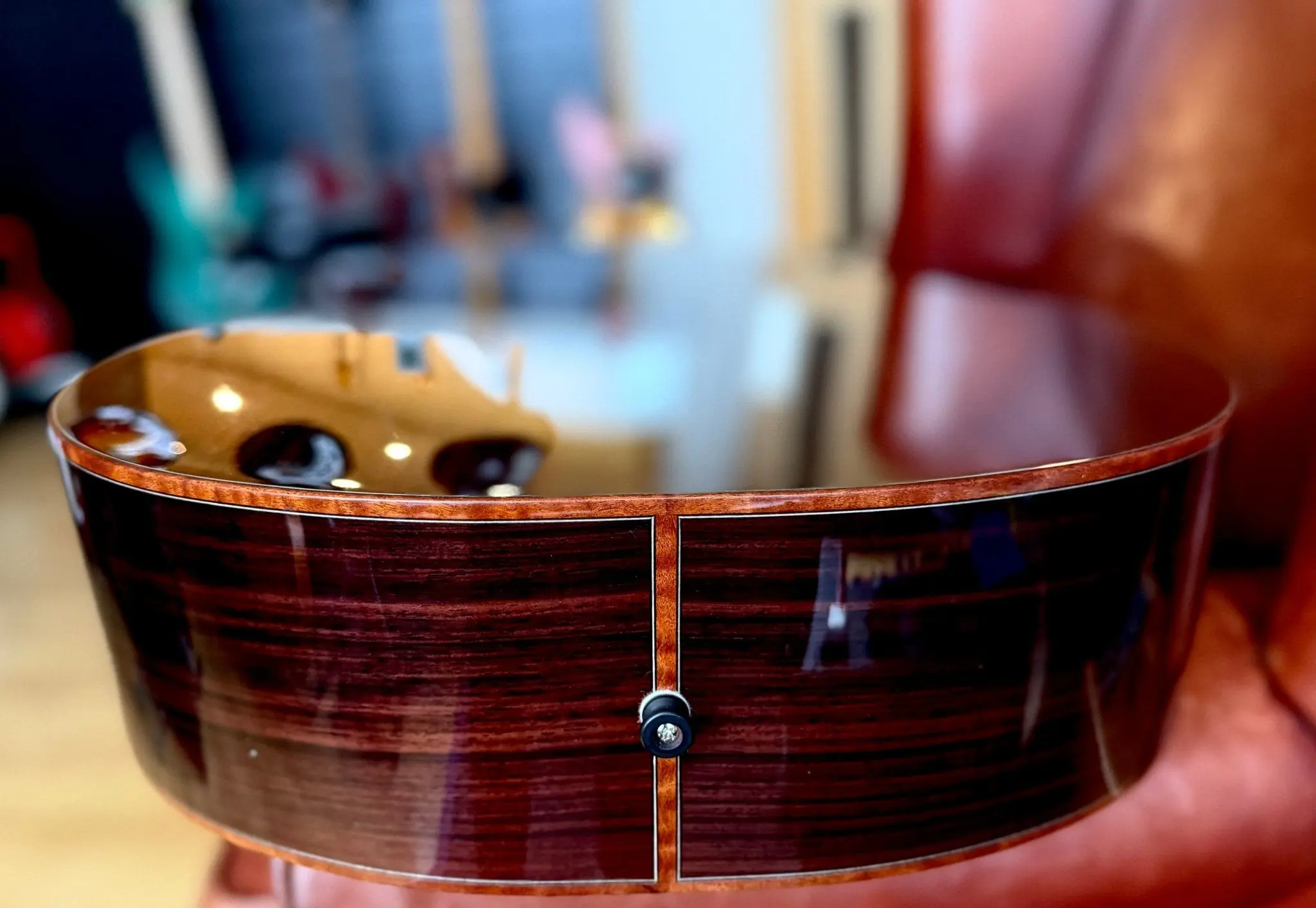 Dowina RoNY New York Rosewood GAC Custom Cedar Top Left Handed.  Boutique Guitars At Their Finest! - Image 4