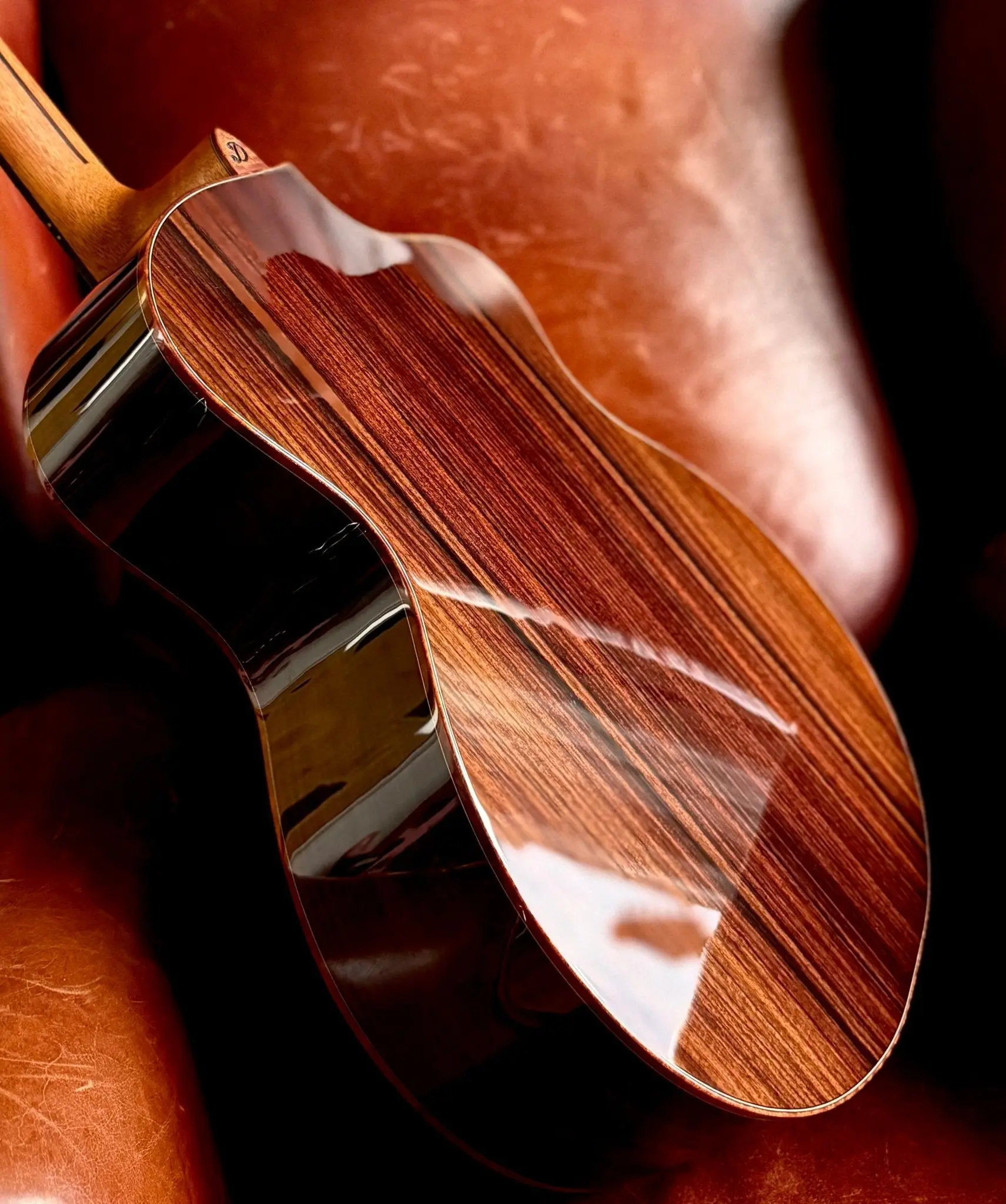 Dowina RoNY New York Rosewood GAC Custom Cedar Top Left Handed.  Boutique Guitars At Their Finest! - Image 5