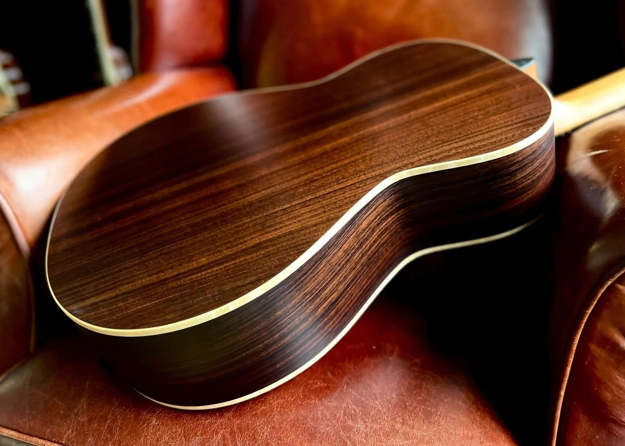 Dowina Rosewood OMG TSWS Deluxe OM Body Acoustic Guitar - Image 5