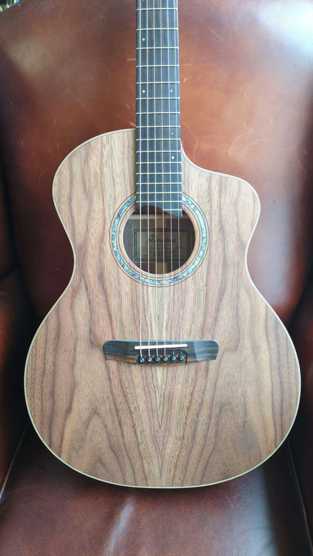 Dowina Walnut Tribute GAC Acoustic Guitar - Image 38