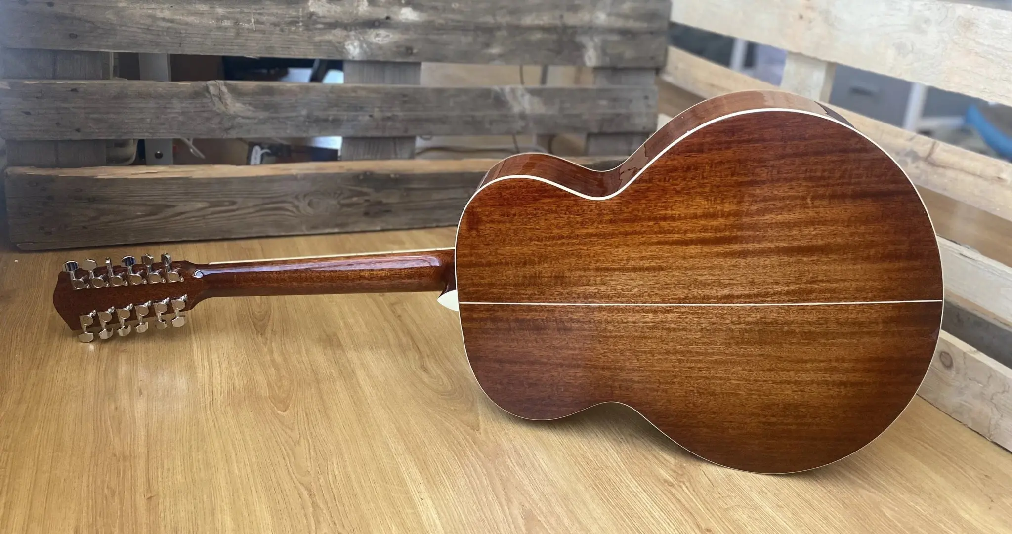 Eastman AC330-12E Jumbo 12 string  (Price inc. Custom Pro Setup Package) - Image 6