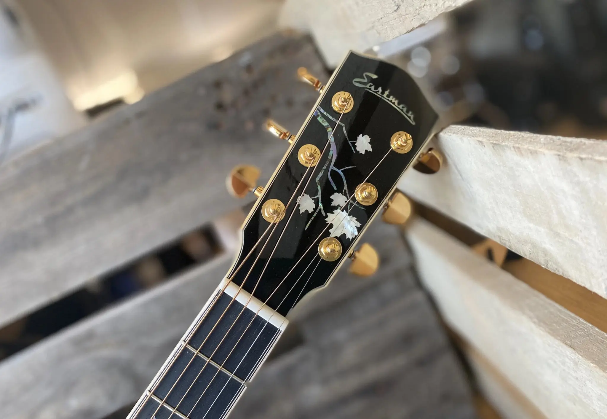 Eastman AC622CE Grand Auditorium w/ cutaway  (Price inc. Custom Pro Setup Package) - Image 9