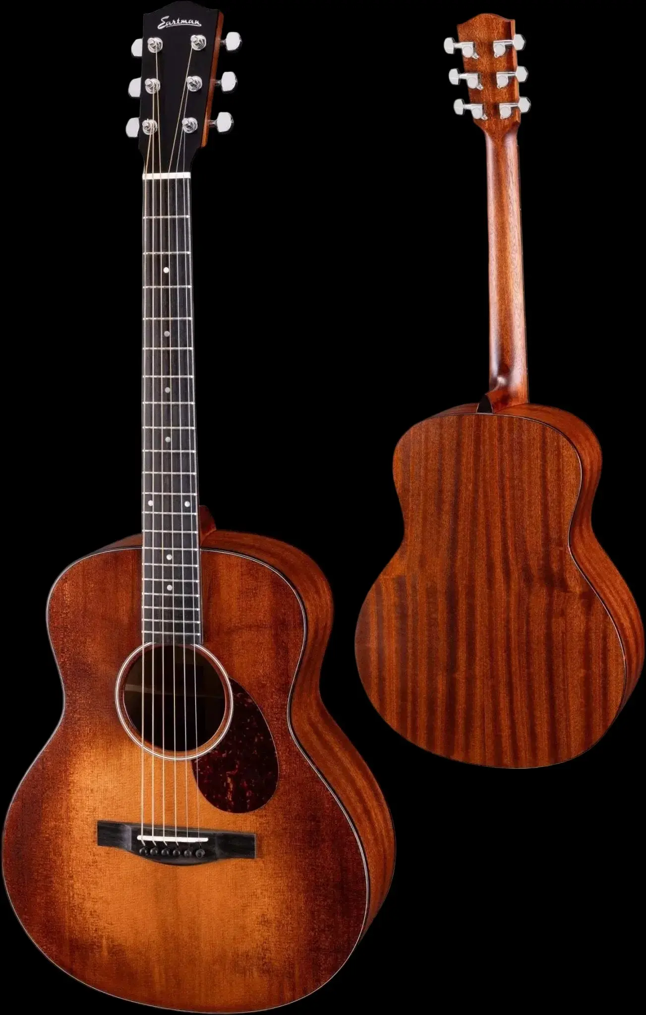 Eastman ACTG-1 (Custom Pro Exclusive) All Solid Acoustic Travel Guitar In Classic Finish - Image 18
