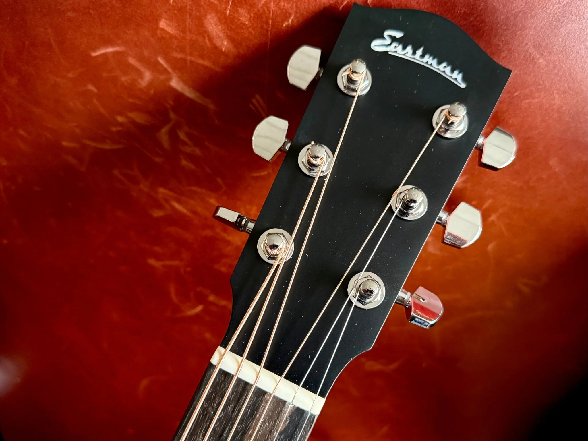 Eastman ACTG-1 (Custom Pro Exclusive) All Solid Acoustic Travel Guitar In Classic Finish - Image 3