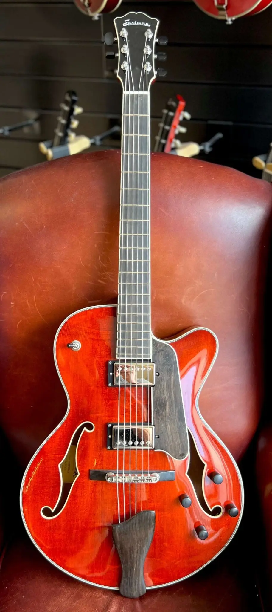 Eastman AR603CED-15 Solid Carved Spruce Top  w' Solid Carved Mahogany Back & Sides  (Price inc. Custom Pro Setup Package) - Image 14