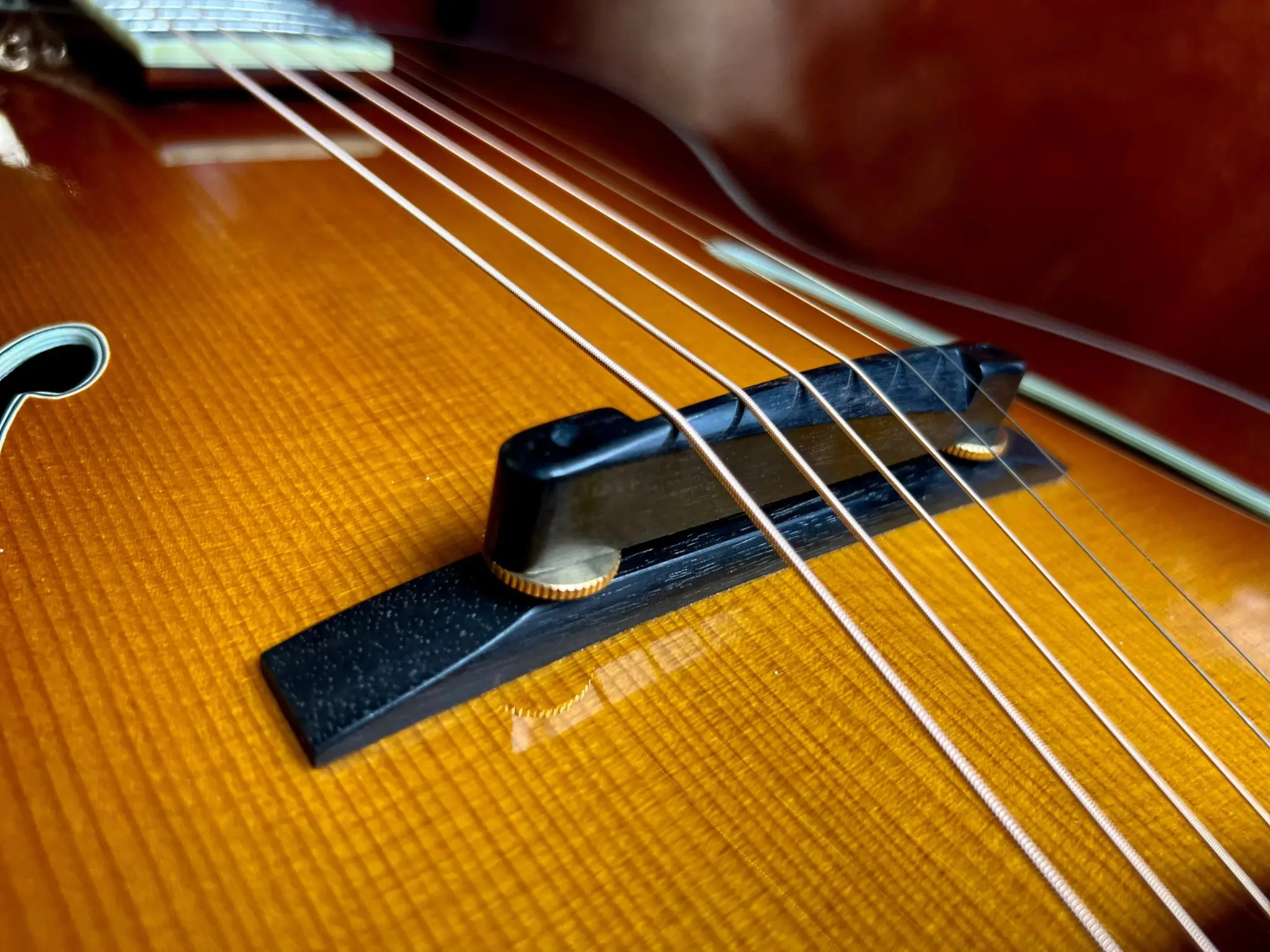 Eastman AR805CE GB Arch Top Semi Acoustic Guitar  (Price inc. Custom Pro Setup Package) - Image 14