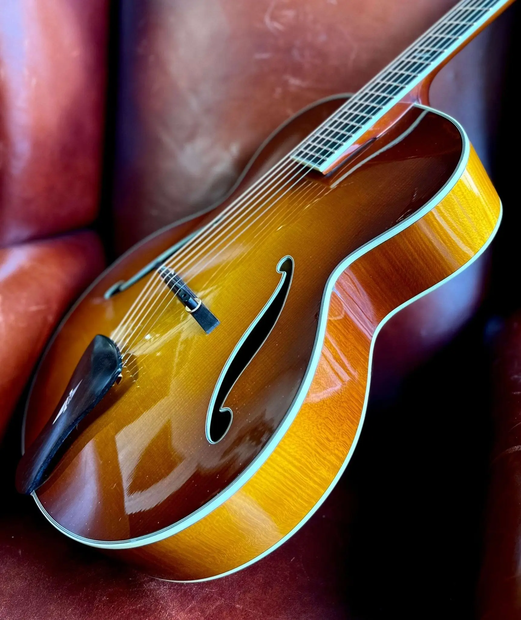 Eastman AR805CE GB Arch Top Semi Acoustic Guitar  (Price inc. Custom Pro Setup Package) - Image 16