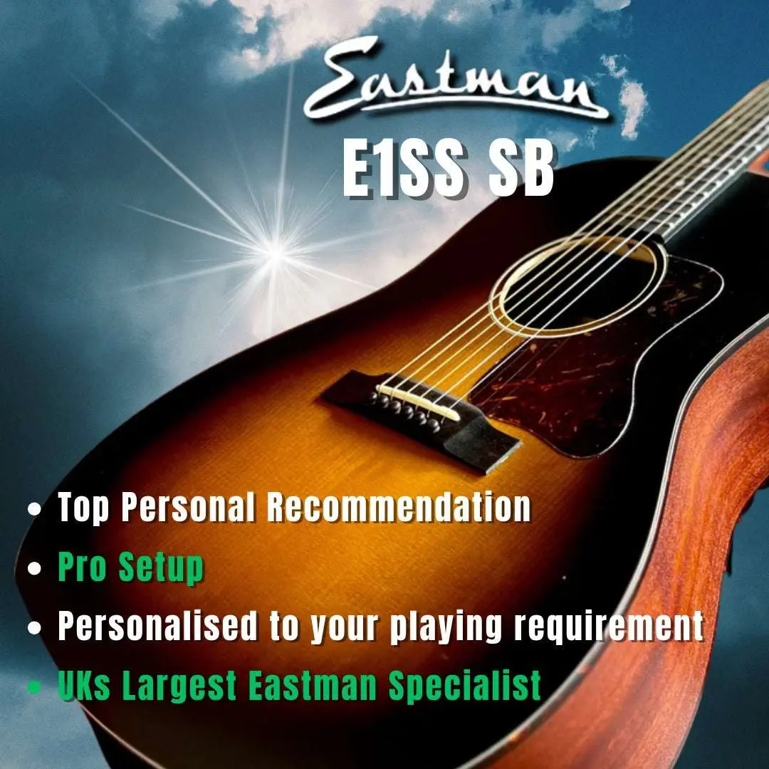 Eastman E1SS-SB, Sunburst, Acoustic Guitar  (Price inc. Custom Pro Setup Package) - Image 3