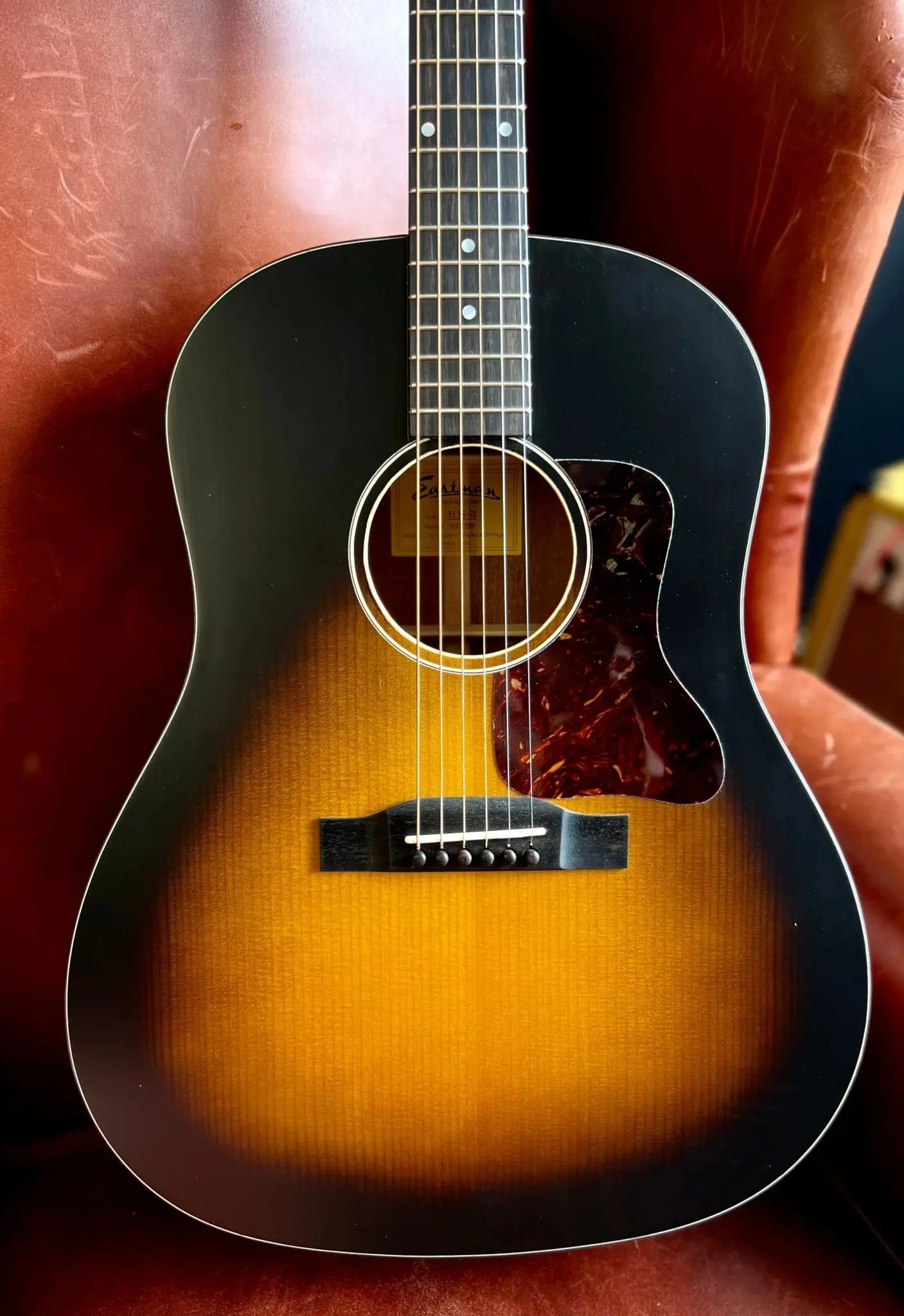 Eastman E1SS-SB, Sunburst, Acoustic Guitar  (Price inc. Custom Pro Setup Package) - Image 6
