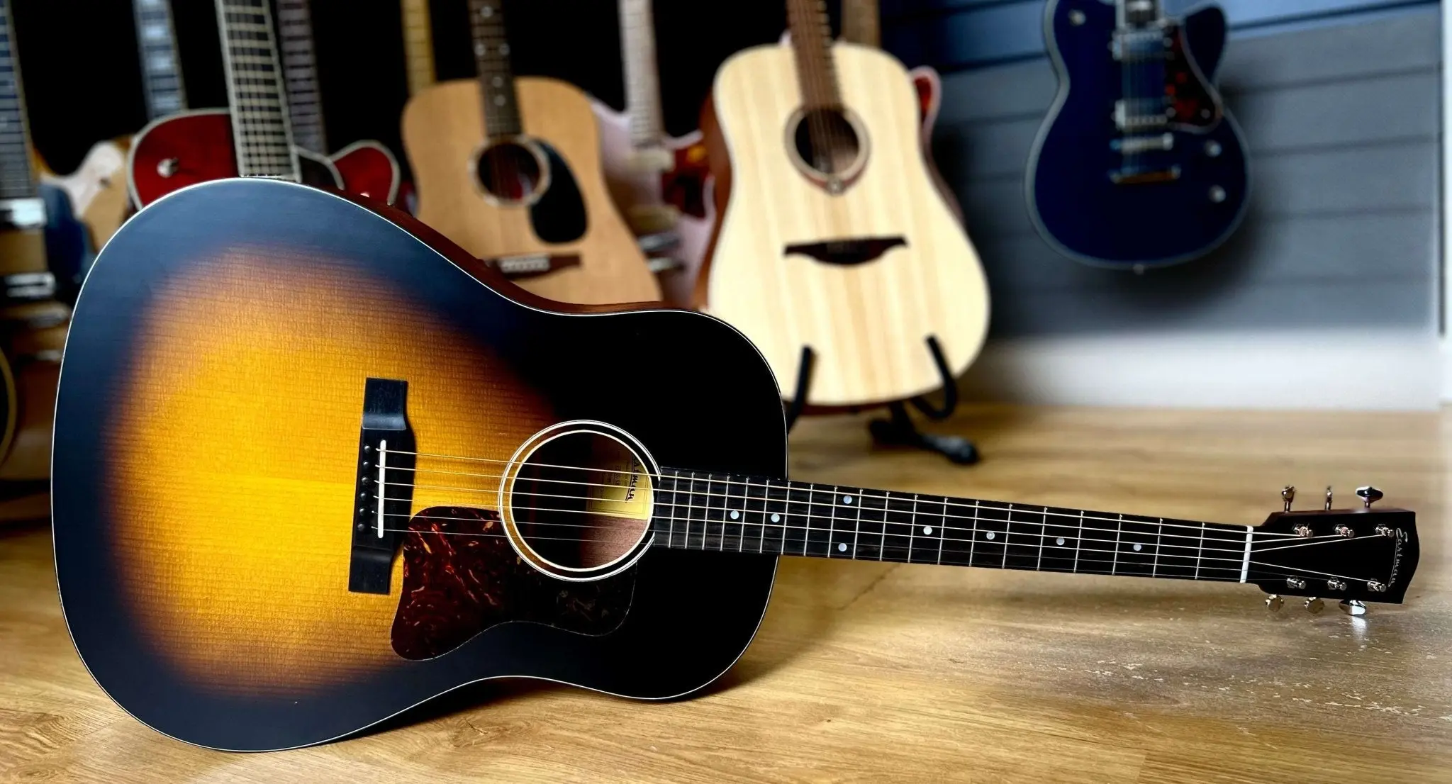 Eastman E1SS-SB, Sunburst, Acoustic Guitar  (Price inc. Custom Pro Setup Package) - Image 8