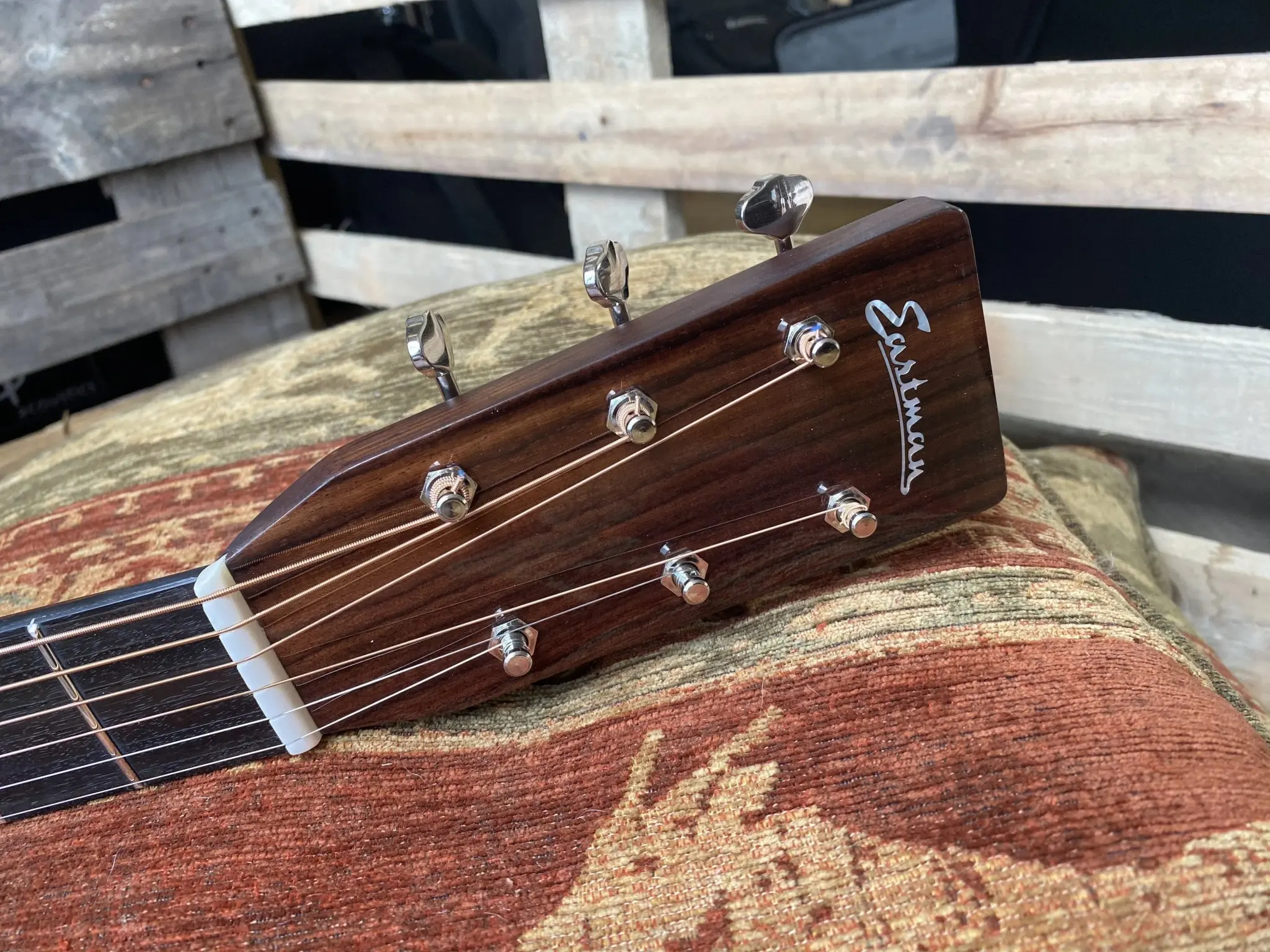 Eastman E8DL-TC Left Handed Acoustic Guitar (Price inc. Custom Pro Setup Package) - Image 15