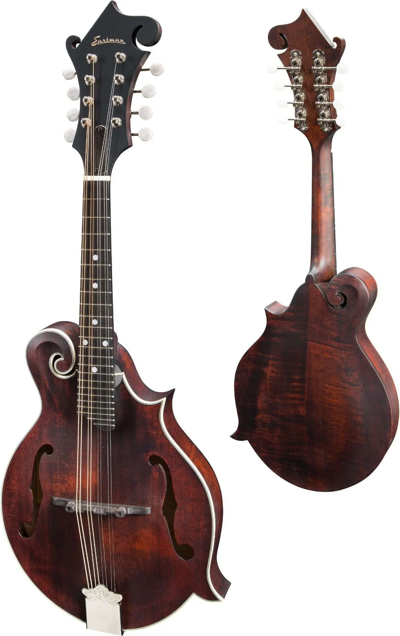 Eastman MD315 F-style Mandolin (F-holes, Solid Spruce top, Solid Maple back and sides, w/Gigbag)  (Price inc. Custom Pro Setup Package) - Image 9