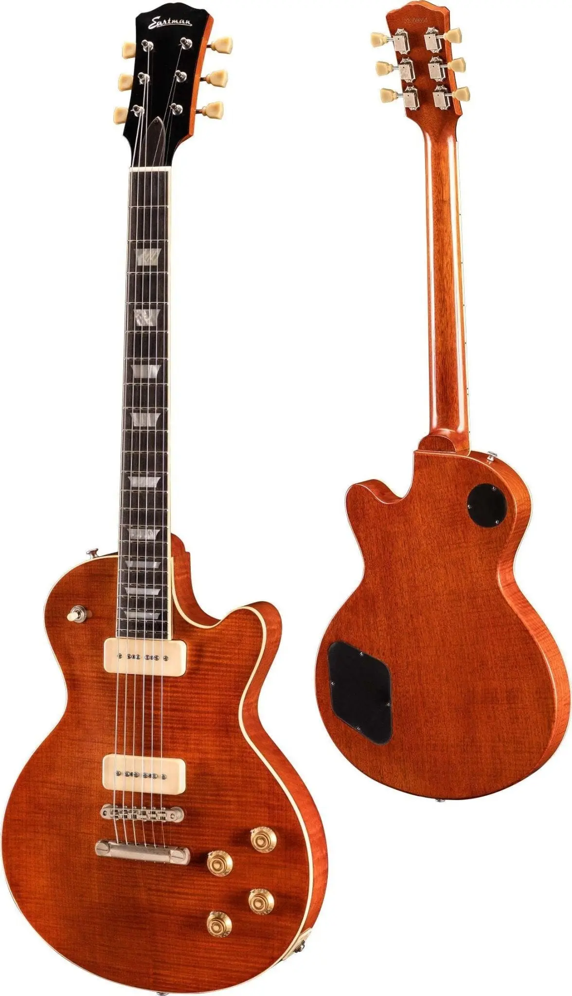 Eastman SB56/TV-AMB Truetone Vintage Amber Finish  (Price inc. Custom Pro Setup Package) - Image 7